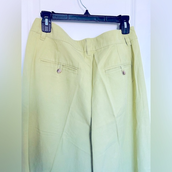 Madewell Petite Harlow Wide-Leg Pant Pants in Pale Lemongrass Women’s Size 8P - Picture 9 of 9